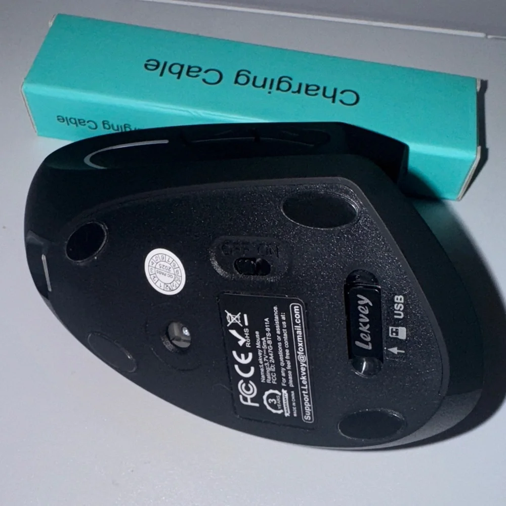 Black Ergonomic Mouse